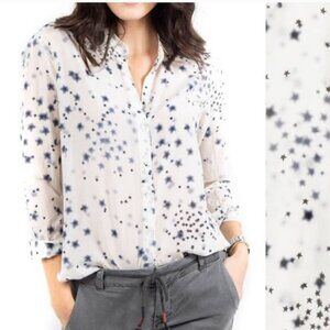 Xirena Beau Hydra Star White Button Down Shirt